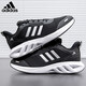 阿迪達(dá)斯 （adidas）時(shí)尚潮流運(yùn)動(dòng)舒適透氣休閑跑步鞋春季男鞋 40碼
