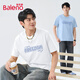 班尼路（Baleno）短袖t恤男夏季新款美式字母青少年寬松純棉透氣半袖男生潮流體恤