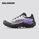 薩洛蒙（Salomon）女款 戶外運動舒適透氣穩(wěn)定支撐輕量包裹長距離越野跑鞋 GENESIS 靚紫 477673 5 (38)
