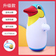 OLOEY企鵝不倒翁充氣玩具網紅兒童嬰兒大號氣球男童寶寶小減壓解壓神器 藍色 65cm-企鵝（腳踩氣泵）