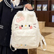 山頭林村凱蒂貓 書(shū)包 大學(xué)生可愛(ài)KT貓雙肩包毛絨包女孩凱蒂貓書(shū)包2025新款 白色
