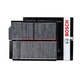博世(BOSCH)活性炭空調(diào)濾芯汽車空調(diào)濾清器0986AF4251(適用于進口馬自達3/星騁(兩廂/三廂)/馬自達5)
