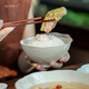 藍(lán)印東方中式家用2024新款吃飯碗菜盤景德鎮(zhèn)陶瓷餐盤湯盤碗餐具DIY組合 【國(guó)色天香-灰陶】4.5英寸飯碗