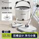 美添樂（HoMettler）旋轉(zhuǎn)拖把桶2024新款凈污分離家用洗脫一拖凈免手洗懶人拖地神器 凈污分離雙桶+4布+清潔片+玻璃擦