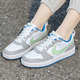 耐克（NIKE）鞋子女官方休閑鞋女鞋2025春季新款運動鞋粉色COURT板鞋小白鞋 DV5456-005 薄荷酷灰/GS 38.5