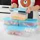 特百惠（Tupperware）冷凍保鮮盒長(zhǎng)方形1.7L大容量密封收納儲(chǔ)藏盒冰箱冷凍冷藏盒 1.7L冰泉藍(lán)色6件套