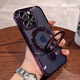 【品牌原裝】適用蘋(píng)果16promax手機殼新款iphone16全包防摔磁吸套 【暗紫色】自帶鏡頭膜 磁吸支架 iPhone 16 Pro Max