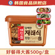 好餐得黃豆醬韓國進(jìn)口韓式正宗大醬湯專(zhuān)用原味米拌飯豆瓣醬村醬料 黃豆醬500g
