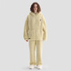 Teenie Weenie小熊女士加絨睡衣秋冬季連帽加厚保暖家居服套裝男 糖果黃（女款） L 建議169-175cm/135-150斤(女)