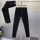 琦喬澤歐美潮牌輕奢高端黑色牛仔褲男士時(shí)尚潮流小直筒褲修身顯瘦小腳褲 黑色 常規 29