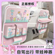 Hello Kitty汽車(chē)椅背置物袋座椅后背收納袋神器車(chē)載掛袋車(chē)內后座后排置物袋女 kitty粉色1個(gè)【折疊桌/防水桶】