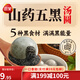 三全食養(yǎng)湯圓黑芝麻張仲景聯(lián)名五紅五黑益生元早餐元宵0人工色素 五黑山藥湯圓 400g