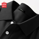名創(chuàng)優(yōu)品（MINISO）冰絲速干polo衫男黑色翻領(lǐng)高級感抗菌休閑百搭經(jīng)典正肩短袖男士夏 【抗菌速干】黑色 3XL (體重180-205斤)