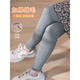 偶蔓加絨加厚柔軟保暖打底褲 24冬季嬰兒絨高腰顯瘦外穿棉褲子女 灰色 3XL