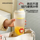 沃德百惠（WORTHBUY）水杯男女簡(jiǎn)約飲水杯上班族小學(xué)生專用便攜防摔隨手杯夏季運(yùn)動(dòng)水壺 透明款-達(dá)達(dá)獅（650ml）