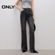 ONLY2025秋季新款簡(jiǎn)約百搭顯瘦小個(gè)子喇叭褲牛仔褲女|125132117 J0Z牛仔灰 S S標準褲長(cháng)