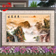農(nóng)村迎門(mén)墻瓷磚山水照壁墻磚庭院室外影壁墻大門(mén)入戶(hù)壁畫(huà)紫氣東來(lái) 款式一 高溫?zé)拼纱u/0.1平方米