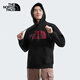The North Face北面新年款情侶連帽針織衛(wèi)衣戶外舒適8CFV 宇宙黑/JK3 XL