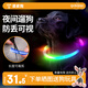 漆皮狗 狗狗發(fā)光項(xiàng)圈多色調(diào)節(jié)大小可調(diào)寵物夜光遛狗燈狗圈頸圈夜間發(fā)亮