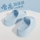 利達(dá)妮（TZLDN）厚底拖鞋女士夏季外穿時(shí)尚2025新款家居家用防滑eva增高跟涼拖鞋 天空藍(lán) 37-38 【適合36-37碼】