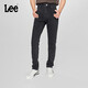 Lee25新品705標準中腰錐形黑灰色男牛仔褲休閑潮流