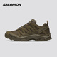 薩洛蒙（Salomon）男女款 戶外休閑舒適透氣穩(wěn)定包裹潮流穿搭徒步運動鞋 XA PRO 3D 褐色 477515 6.5 (40)