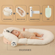 高童嬰兒睡覺(jué)床中床安全感神器新生的兒防驚跳寶寶睡墊防壓安睡床 【豆豆絨】+側睡+斜坡+涼席