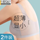 莫代爾無痕內(nèi)衣女薄款夏季大胸顯小聚攏無鋼圈胸罩運(yùn)動美背心式文胸超薄 灰色+膚色【夏季薄款涼感】 L【建議100-120斤 34/75ABCD】