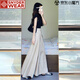 SNYDER WEAR2025新款小個(gè)子感半身裙子女夏季高腰a字半裙傘裙垂墜感長(zhǎng)裙 半身裙 S