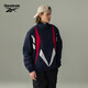 銳步銳步官方25春季新款男女撞色立領(lǐng)運動(dòng)休閑梭織夾克外套 25SRE103UGN2 藏藍 L