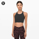 lululemon丨Luxtreme? 女士高領(lǐng)口別致肩帶長(cháng)款運動(dòng)內衣 LW2BX9S 黑色 M /8