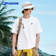 斐樂（FILA）FUSION潮牌情侶多彩短袖T恤2025新款男女短T時尚大logo夏季短袖 標準白-WT XL 180/100A 【寬松版型】
