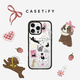 CASETIFY 藝術(shù)家Roria系列 黑貓樂園 適用于iPhone16/15 Plus/Pro/Max手機(jī)殼 透明黑框 iPhone 16 Pro