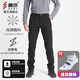 鷹爪第四代天行者軟殼褲秋冬季搖粒絨加絨保暖戰(zhàn)術(shù)褲男士休閑長褲西褲 黑色 180/94B
