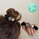 奇美拉（CHIMERA）2件輕奢馬尾發(fā)圈丸子頭繩盤(pán)發(fā)皮筋女發(fā)飾發(fā)卡女生日禮物