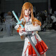 萬(wàn)華皇亞絲娜cos服刀劍神域結城明日奈戰斗服漫展cosplay服裝動(dòng)漫周邊 假發(fā)+發(fā)網(wǎng) S