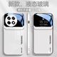 品托 適用一加ace5手機(jī)殼ace3pro液態(tài)玻璃保護(hù)套o(hù)neplus新款大視窗全包防摔輕薄個(gè)性創(chuàng)意男女時(shí)尚潮牌 一加Ace5【珍珠白-A1-大視窗A80】+手機(jī)膜 液態(tài)玻璃