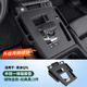 RosyClouds適用奧迪Q5L中控面板硅膠保護墊A4LA6L車內(nèi)裝飾用品大全改裝配件 [儲物盒款-黑2件]21-24款Q5L