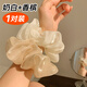 格蒙（GECOMO）微光月影法式大腸發(fā)圈高級感扎馬尾森系仙美簡(jiǎn)約ins氣質(zhì)發(fā)繩頭繩