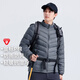 拓路者雪狐金標p棉棉服男士立領(lǐng)冬季保暖排骨棉衣外套輕便商務(wù)休閑棉襖 深灰色 2XL