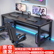 卓博電腦桌臺式書桌學(xué)習(xí)桌電競桌游戲桌子家用辦公桌BZ08酷黑1.4米