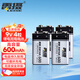 雷攝 LEISE 高容量系列 9V600mAh鋰電充電電池（四節(jié)裝）適用：萬用表/玩具遙控器/煙感探測(cè)器
