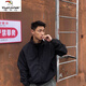 啄木鳥(niǎo)（TUCANO）新款美式教練夾克三防春秋立領(lǐng)沖鋒上衣服純色復(fù)古工裝飛行外套男 TY-C117黑色 M