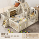 淘尼屋嬰幼兒游戲圍欄地上爬行墊寶寶學(xué)步室內(nèi)安全護(hù)欄組合兒童游樂場(chǎng) 套餐1.6-1.9圍欄+收納架+秋千+滑梯+帳篷 【4厘米抗菌爬爬墊】+豪華大禮品