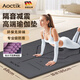 AOCTIK德國品牌瑜伽墊天然橡膠防滑女男士初學(xué)者加寬加厚專(zhuān)業(yè)健身家用墊 黑色【配專(zhuān)業(yè)包+綁繩】