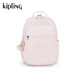 Kipling2025春夏新款學(xué)生書包大容量雙肩包畢業(yè)旅行首爾包|SEOUL M-啞漆淺粉