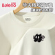 班尼路（Baleno）華夫格重磅圓領(lǐng)短袖230G夏季男卡通黑色打底衫垂感高級感情侶上衣