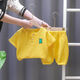 維諾亞夏季棉紗舒適嬰兒衣服涼爽兩件套0-4歲男女寶寶夏裝童裝 黃色 90