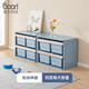 BooriTidy兒童玩具收納箱整理盒儲物柜寶寶衣服置物架幼兒園書(shū)架藍莓色
