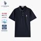 U.S. POLO ASSN.【涼感華夫格】短袖t恤男夏季polo衫男士高端輕奢冰絲短袖男